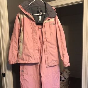 Northface ski jacket and pants